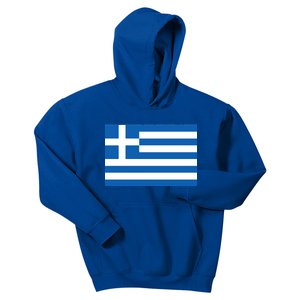 Greece Flag Kids Hoodie