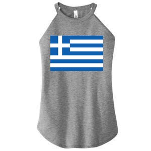 Greece Flag Women's Perfect Tri Rocker Tank