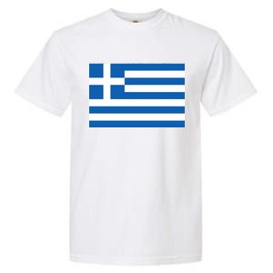 Greece Flag Garment-Dyed Heavyweight T-Shirt