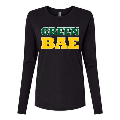 Green Bae Green Bay, Wisconsin Womens Cotton Relaxed Long Sleeve T-Shirt