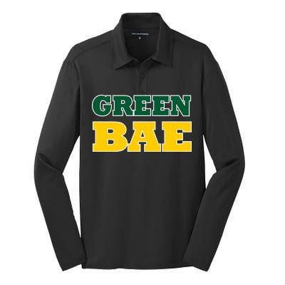 Green Bae Green Bay, Wisconsin Silk Touch Performance Long Sleeve Polo