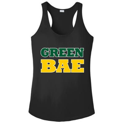 Green Bae Green Bay, Wisconsin Ladies PosiCharge Competitor Racerback Tank