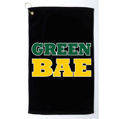 Green Bae Green Bay, Wisconsin Platinum Collection Golf Towel