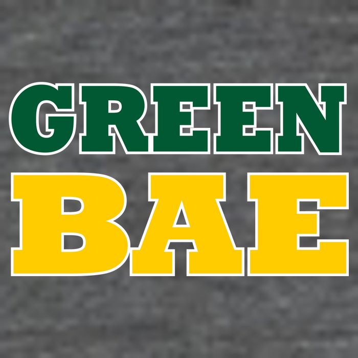 Green Bae Green Bay, Wisconsin 7 Panel Mesh Trucker Snapback Hat