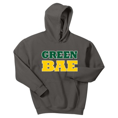 Green Bae Green Bay, Wisconsin Kids Hoodie