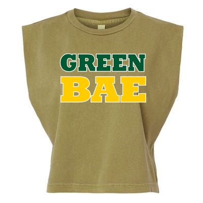 Green Bae Green Bay, Wisconsin Garment-Dyed Women's Muscle Tee