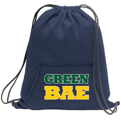 Green Bae Green Bay, Wisconsin Sweatshirt Cinch Pack Bag