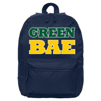 Green Bae Green Bay, Wisconsin 16 in Basic Backpack