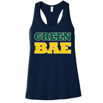 Green Bae Green Bay, Wisconsin Women's Racerback Tank