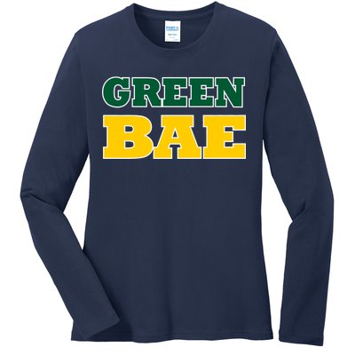 Green Bae Green Bay, Wisconsin Ladies Long Sleeve Shirt