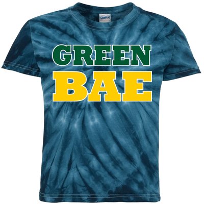 Green Bae Green Bay, Wisconsin Kids Tie-Dye T-Shirt