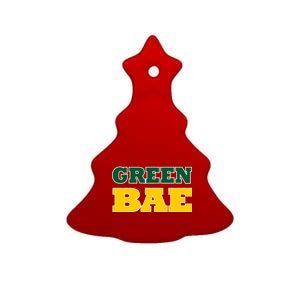 Green Bae Green Bay, Wisconsin Ceramic Tree Ornament