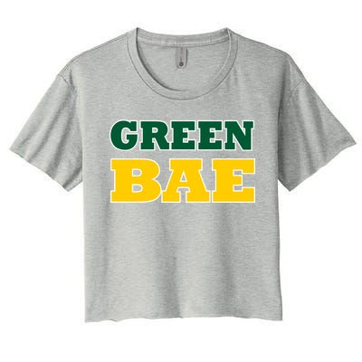 Green Bae Green Bay, Wisconsin Women's Crop Top Tee