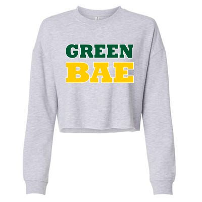 Green Bae Green Bay, Wisconsin Cropped Pullover Crew