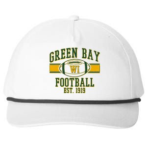 Green Bay Football EST 1919 Snapback Five-Panel Rope Hat