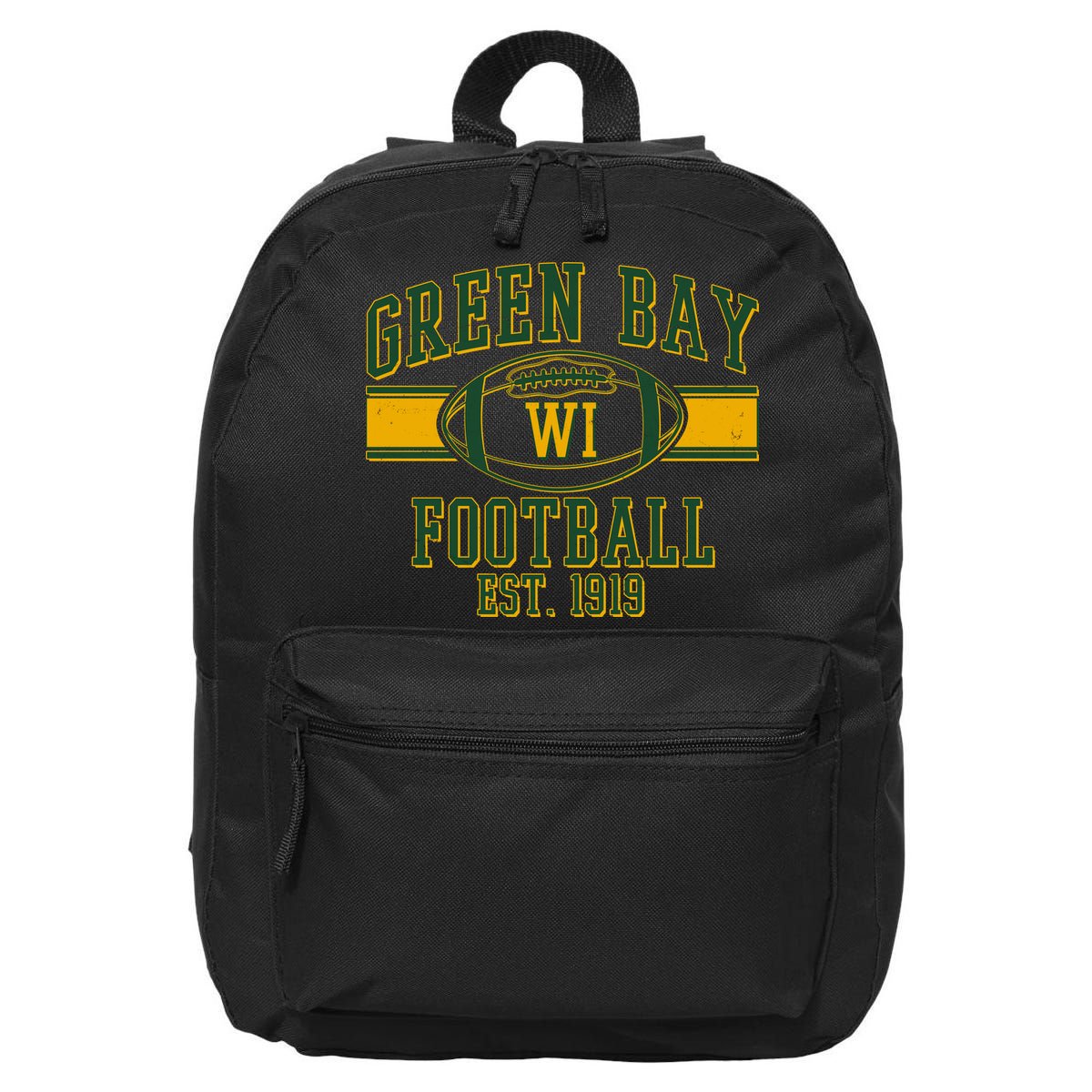 Green Bay Football EST 1919 16 in Basic Backpack