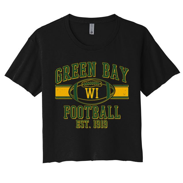 Green Bay Football EST 1919 Crop Top