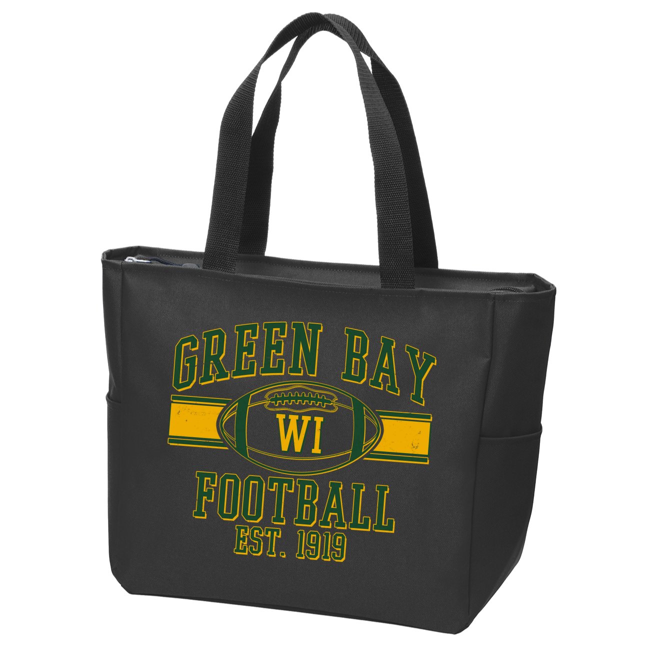 Green Bay Football EST 1919 Zip Tote Bag