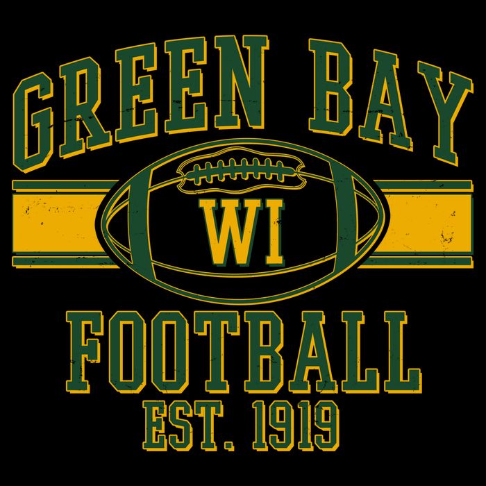 Green Bay Football EST 1919 Zip Tote Bag