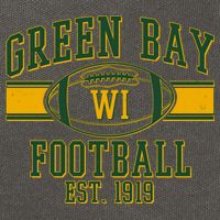 Green Bay Football EST 1919 Cotton Canvas Backpack