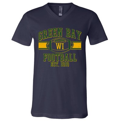 Green Bay Football EST 1919 V-Neck T-Shirt