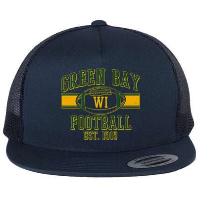 Green Bay Football EST 1919 Flat Bill Trucker Hat