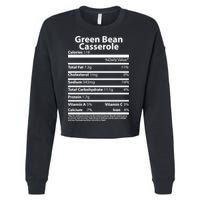 Green Bean Casserole Nutritional Facts Funny Thanksgiving Cropped Pullover Crew