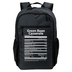 Green Bean Casserole Nutritional Facts Funny Thanksgiving Daily Commute Backpack