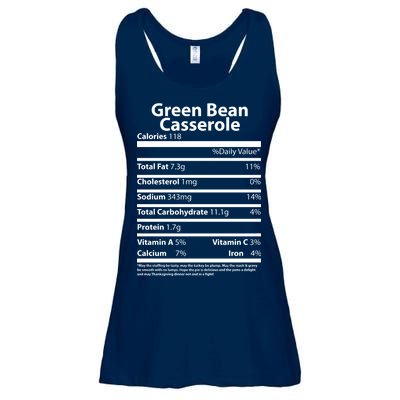 Green Bean Casserole Nutritional Facts Funny Thanksgiving Ladies Essential Flowy Tank