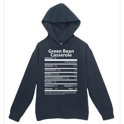 Green Bean Casserole Nutritional Facts Funny Thanksgiving Urban Pullover Hoodie