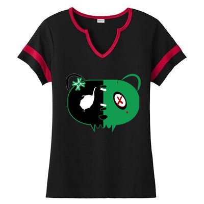 Green Bear Ladies Halftime Notch Neck Tee