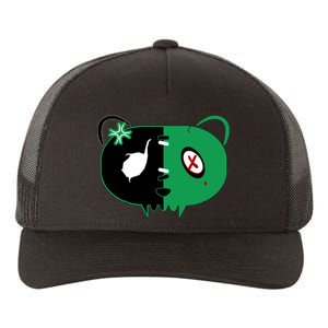 Green Bear Yupoong Adult 5-Panel Trucker Hat