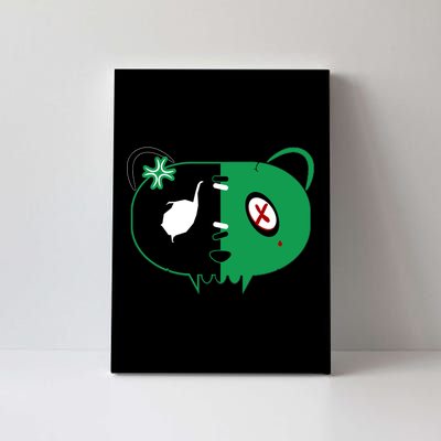 Green Bear Canvas