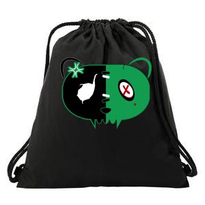 Green Bear Drawstring Bag