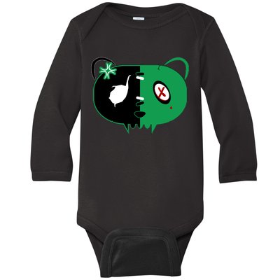 Green Bear Baby Long Sleeve Bodysuit