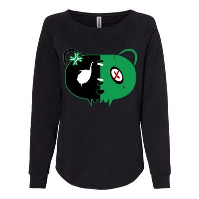 Green Bear Womens California Wash Sweatshirt