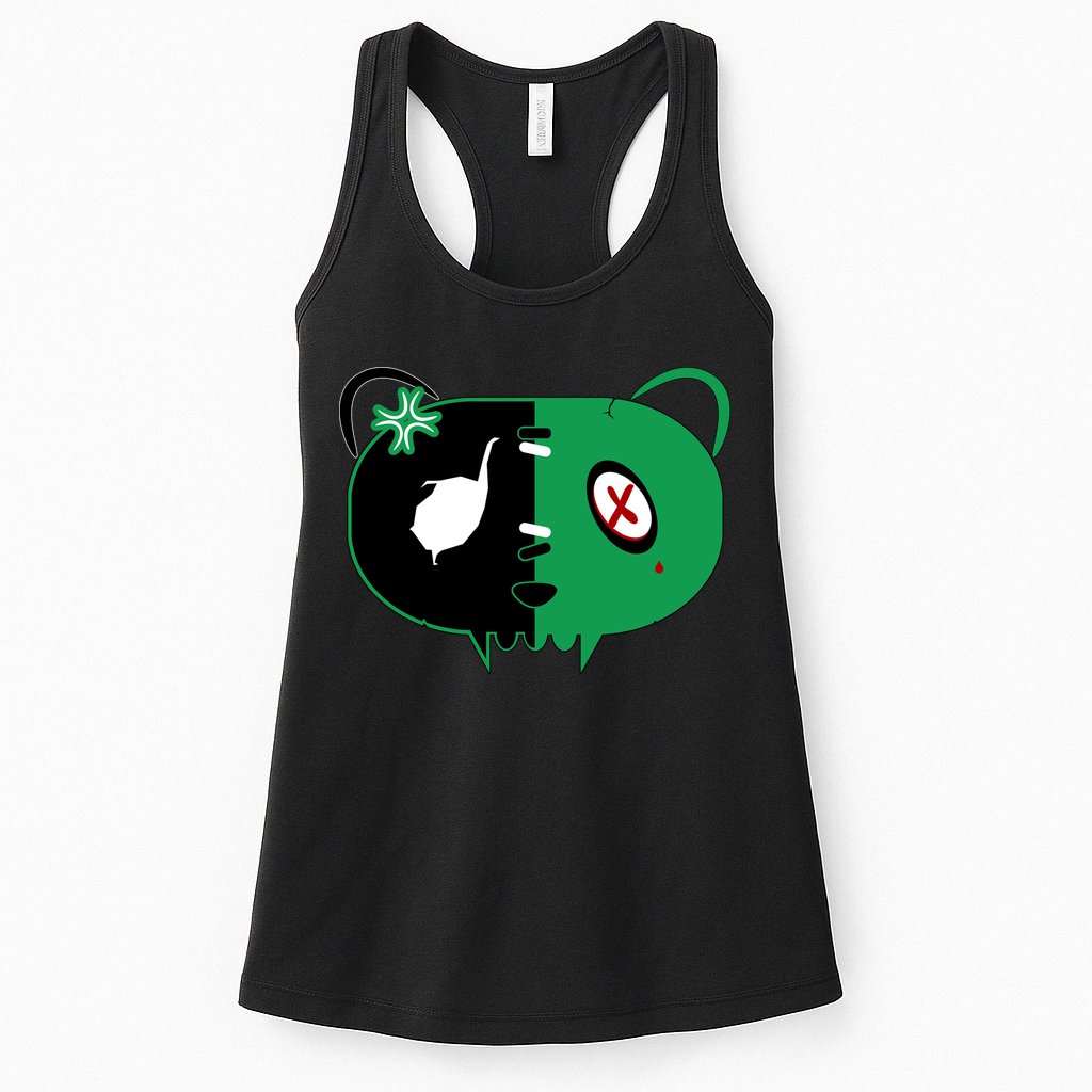 Green Bear Womens Tank Top
