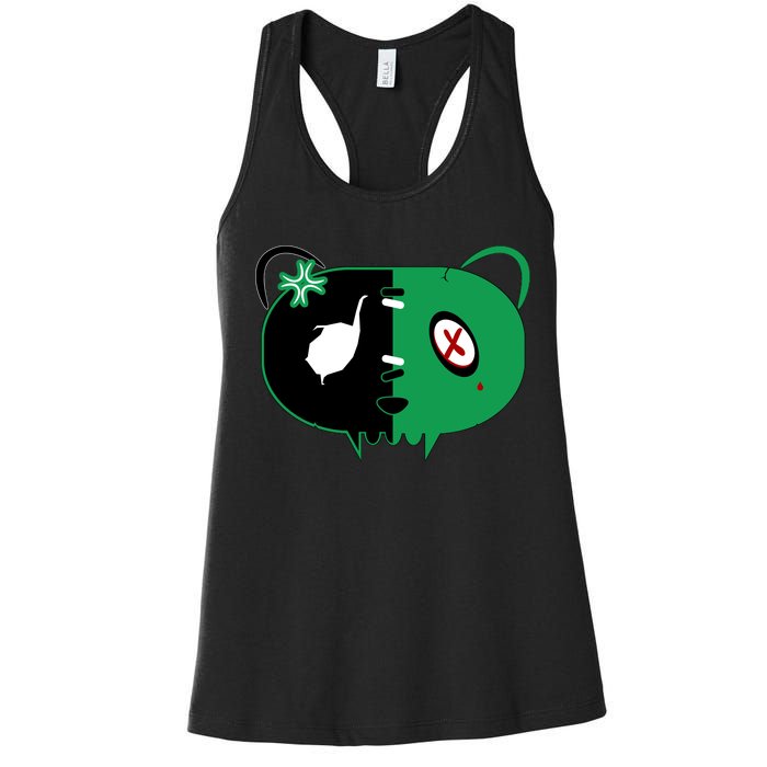 Green Bear Women's Racerback Tank