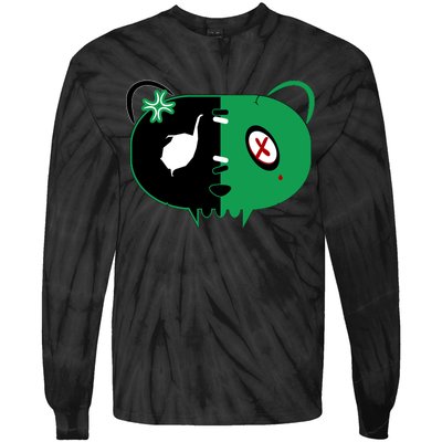 Green Bear Tie-Dye Long Sleeve Shirt