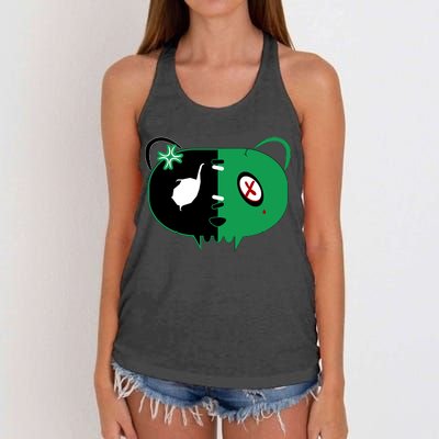 Green Bear Women's Knotted Racerback Tank