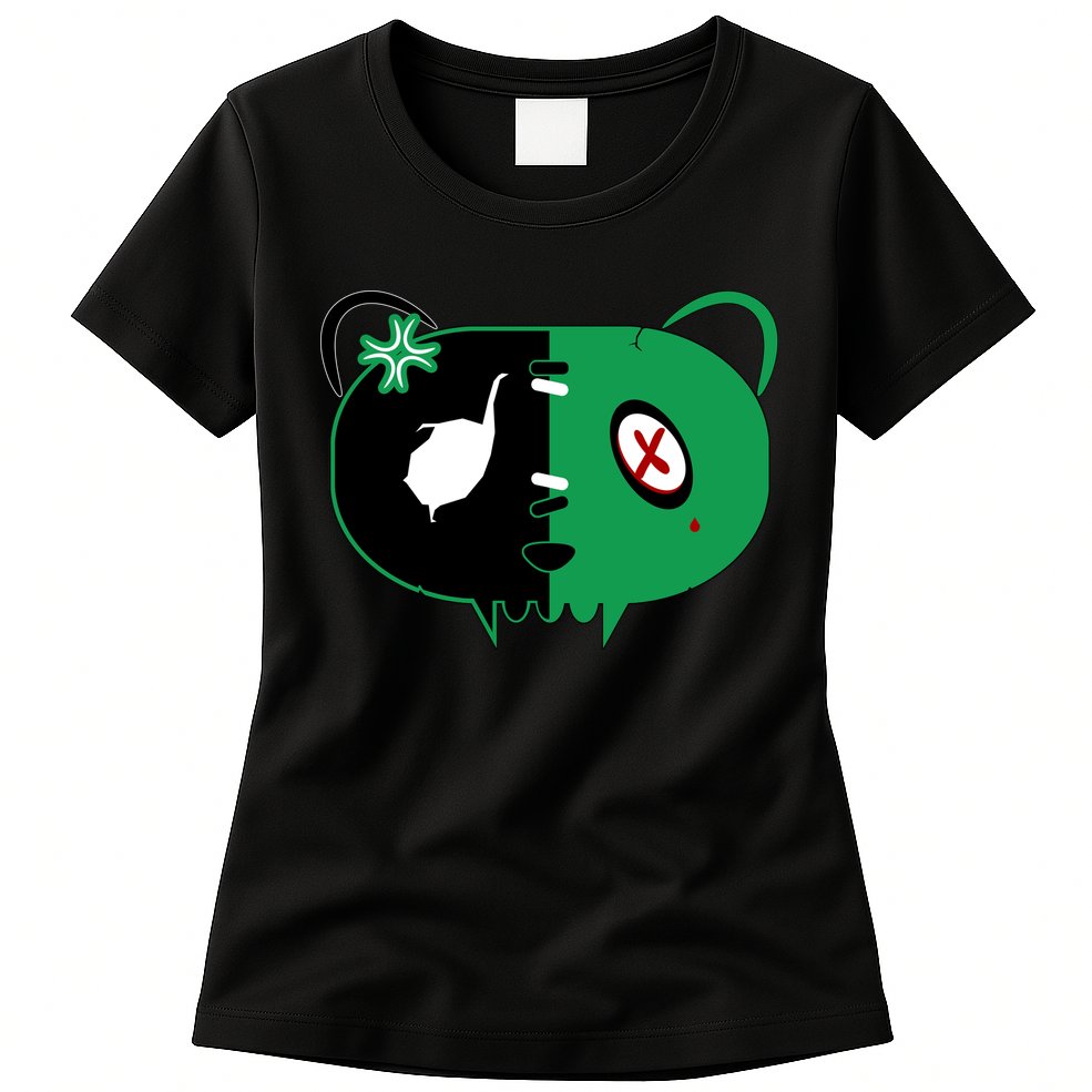 Green Bear Womens T-Shirt