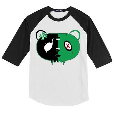 Green Bear Kids Colorblock Raglan Jersey