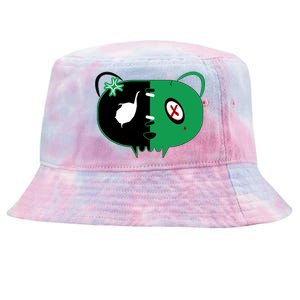 Green Bear Tie-Dyed Bucket Hat