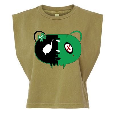 Green Bear Garment-Dyed Women's Muscle Tee