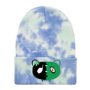 Green Bear Tie Dye 12in Knit Beanie