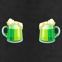 Green Beer Boobs - St. Patrick's Day Adult Drive Performance Visor
