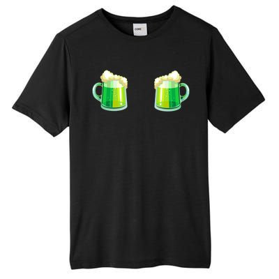 Green Beer Boobs - St. Patrick's Day Tall Fusion ChromaSoft Performance T-Shirt