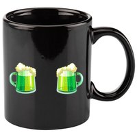 Green Beer Boobs - St. Patrick's Day 11oz C Handle Ceramic Mug