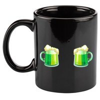 Green Beer Boobs - St. Patrick's Day 11oz C Handle Ceramic Mug