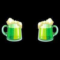 Green Beer Boobs - St. Patrick's Day Flatbill Hat
